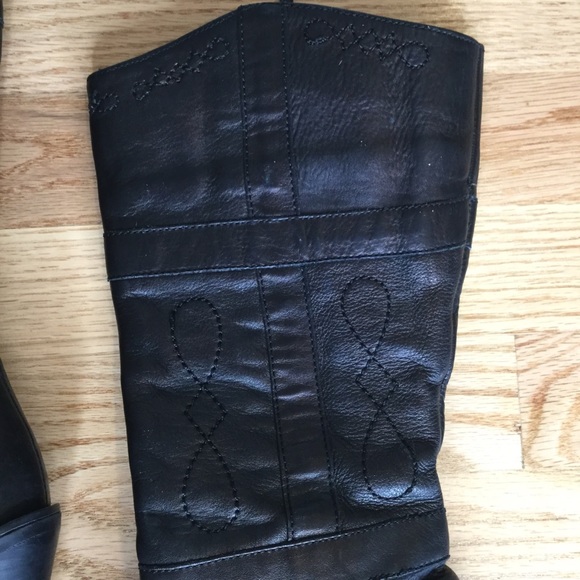 Vintage Zodiac Image Western tall heeled boots - Picture 13 of 14